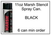 ANBK Marsh Black Stencil Spray Ink Can
