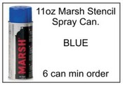 ANBL Marsh Blue Stencil Spray Ink Can