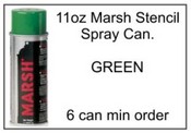 ANG Marsh Green Stencil Spray Ink Can