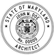 Maryland Architectural Stamp