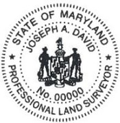 MARYLAND Pre-Inked State Surveyor Stamp
MARYLAND Surveyor Stamp