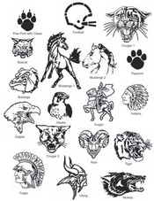 Mascot Stencils