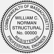Massachusetts Engineering Stamp