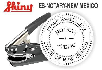 New Mexico Notary Embosser
New Mexico Notary Public Embossing Seal
New Mexico Notary Public Seal
Notary Public Seal