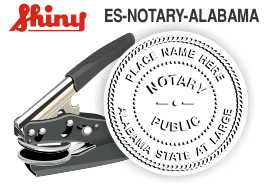 Alabama Notary Embossing Seal
Notary Public Embosser
Notary Public Seal