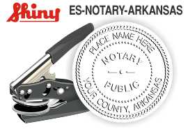 Arkansas Notary Embosser
Notary Public Seal