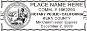 Notary Stamp
California Notary Stamp