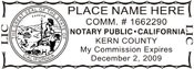 Notary Stamp
California Notary Stamp