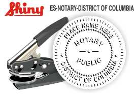 District of Columbia Notary Embosser
DC Notary Seal
DC Notary Public