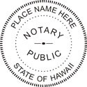 Notary Stamp
Hawaii Notary Stamp