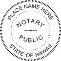 Notary Stamp
Hawaii Notary Stamp