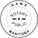 Notary Stamp
Manitoba Self-Inking Notary Stamp