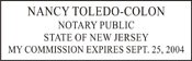 Notary Stamp
New Jersey Pre-Inked Notary Stamp