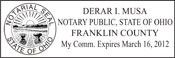 Notary Stamp
Ohio Notary Stamp