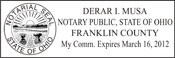 Notary Stamp
Ohio Pre-Inked Notary Stamp