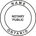 Notary Stamp
Ontario Pre-Inked Notary Stamp