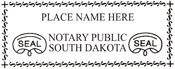 Notary Stamp
South Dakota Pre-Inked Notary Stamp