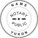 Notary Stamp
Yukon Pre-Inked Notary Stamp