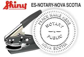 Nova Scotia Notary Embosser
Nova Scotia Notary Public Embossing Seal