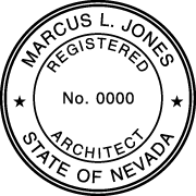 Nevada Architectural Stamp