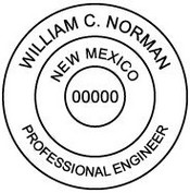 New Mexico Engineering Stamp