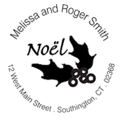 Noel Monogram Stamps