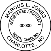 North Carolina Architectural Stamp