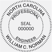 North Carolina Engineering Stamp