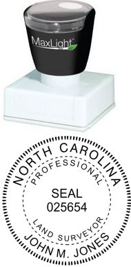 North Carolina State Surveyor Stamp