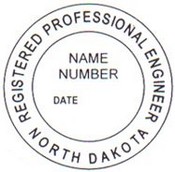 North Dakota Engineering Stamp