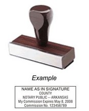 Notary Stamp
Arkansas Notary Stamp