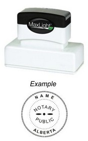 Notary Stamp
Alberta Pre-Inked Notary Stamp