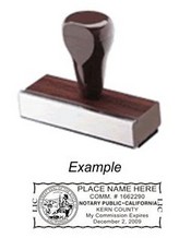 Notary Stamp
Notary Public Hand Stamp