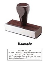 Notary Stamp
Michigan Notary Stamp