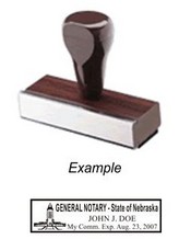 Notary Stamp
Nebraska Notary Stamp