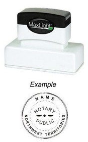 Notary Stamp
Northwest Territories Pre-Inked Notary Stamp