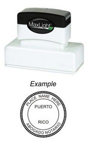 Notary Stamp
Puerto Rico Pre-Inked Notary Stamp