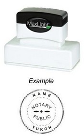 Notary Stamp
Yukon Pre-Inked Notary Stamp