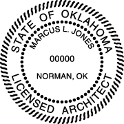 Oklahoma Architectural Stamp