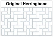 Original Herringbone Stencil Pattern