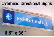 Overhead Wall Mount Signs