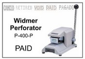 P-400-P Widmer PAID Perforator