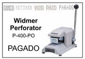 P-400-PO Widmer PAGADO Perforator