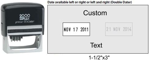 Self Inking 2000 Plus P-60-L Dater