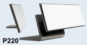 #P220 Black Plastic Angle Base