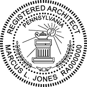 Pennsylvania Architectural Stamp