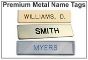 Metal Military Style Name Tags
Metal Badges
Metal Name Badges