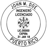 Puerto Rico Engineering Stamp