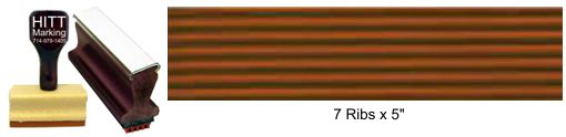 79075-3 Ribbed Hand Stamps