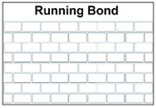 Running Bond Stencil Pattern